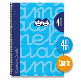 Bloc Espiral Estándar Liso 90g | Lamela | Cartón | Formato Estándar | Pack 5 Unidades